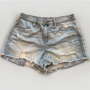 Distressed Denim Women Shorts